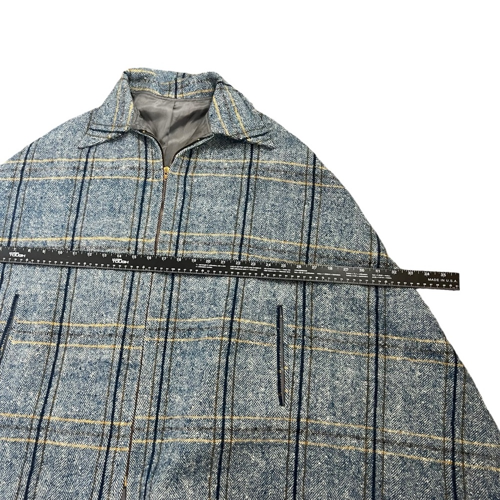 Vintage Unbranded women’s Wool full front zip cape OS - Picture 7 of 8